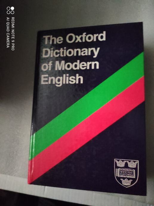 The Oxford dictionary od Modern English