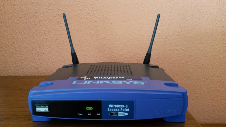 Linksys Wireless-G Access Point WAP54G Cisco, router, modem, wifi
