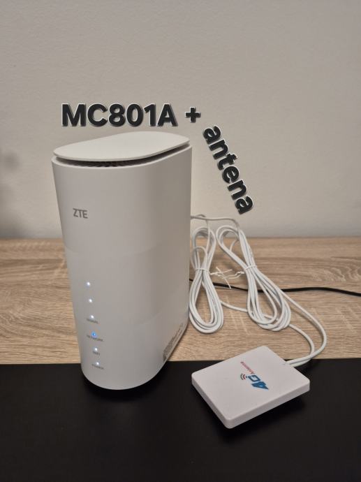 Slika Cat ZTE MC801A 5G Router – LTE Cat.22 (do 3.8 Gbps), Wi-Fi 6,