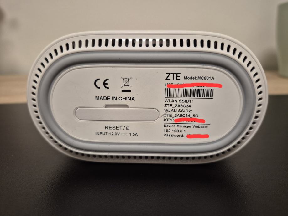 Slika Cat ZTE MC801A 5G Router – LTE Cat.22 (do 3.8 Gbps), Wi-Fi 6,