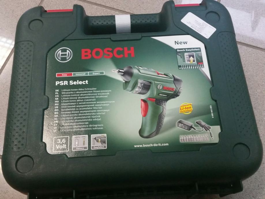 Bosch PSR Select akumulatorski izvijač
