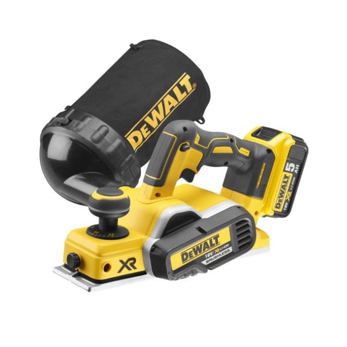DEWALT akumulatorska blanja DCP580P2 aku 18V/5Ah 82 mm