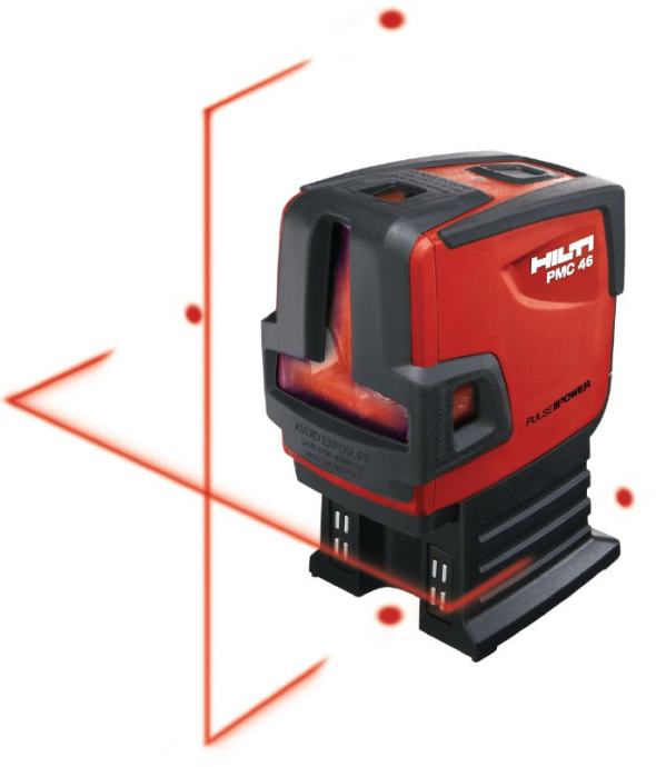 Niveau Laser Hilti PMC 46 – Occasion – Verre Fissuré Mais Fonctionnel