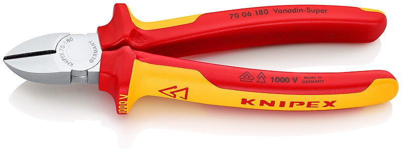 KNIPEX kliješta za električare bočna sječa 180 mm - 70 06 180