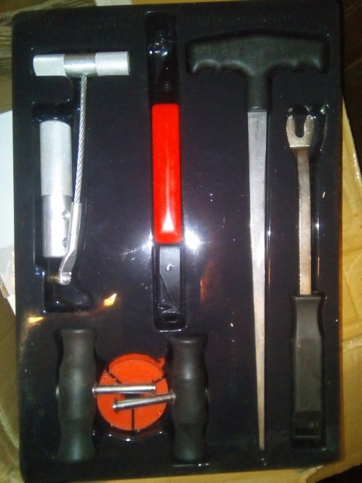 Set alata rezač za skidanje autostakla stakla