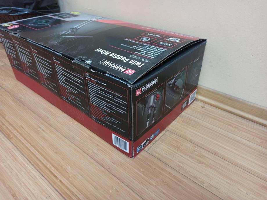 Dvostruka miješalica Parkside Twin Paddle Mixer PDRW 1800 B1 Novo