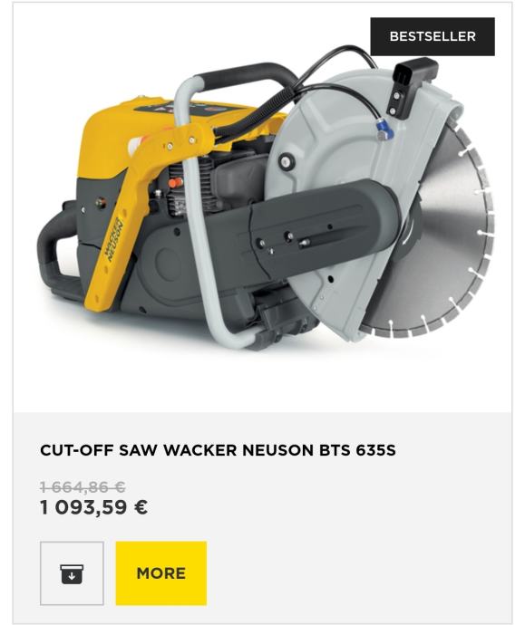 Federal 40 Rippenband 213699 Für WACKER BTS 630, BTS 630 S, BTS 635, BTS 635 S Benzintrennschneider