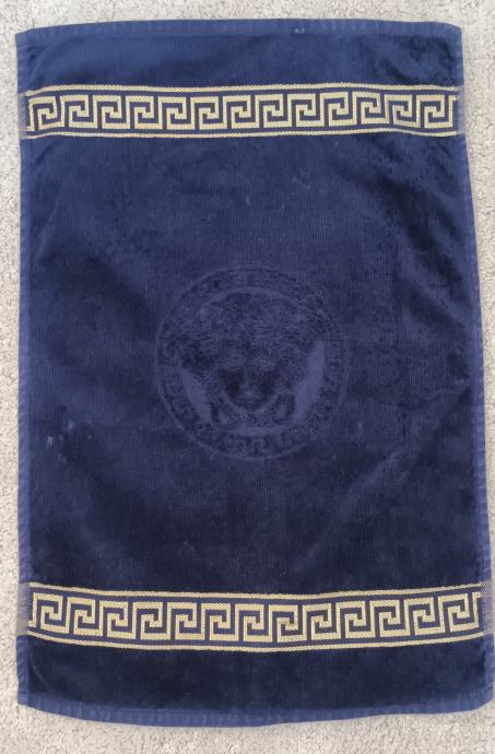 Versace dizajnerski plavi ručnik