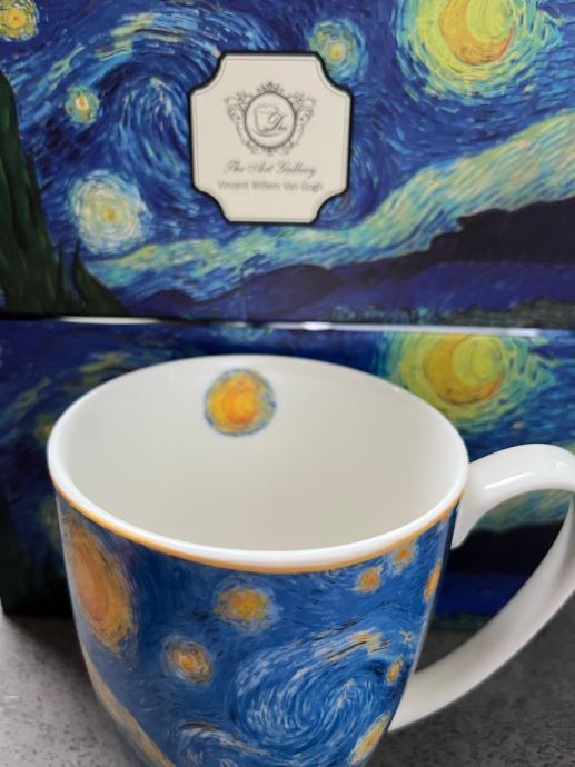 Šalice 2x380ml motiv Vincent Van Gogh Zvjezdana noć