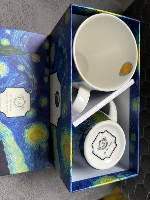 Šalice 2x380ml motiv Vincent Van Gogh Zvjezdana noć