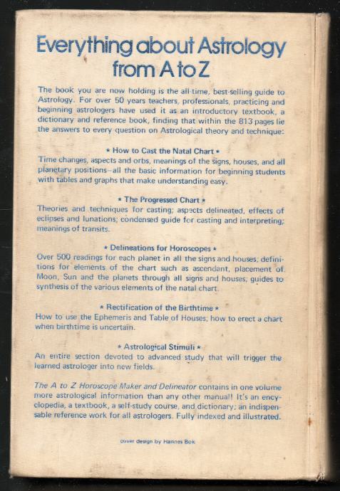 George, Llewellyn - A to Z horoscope maker and delineator (astrology)