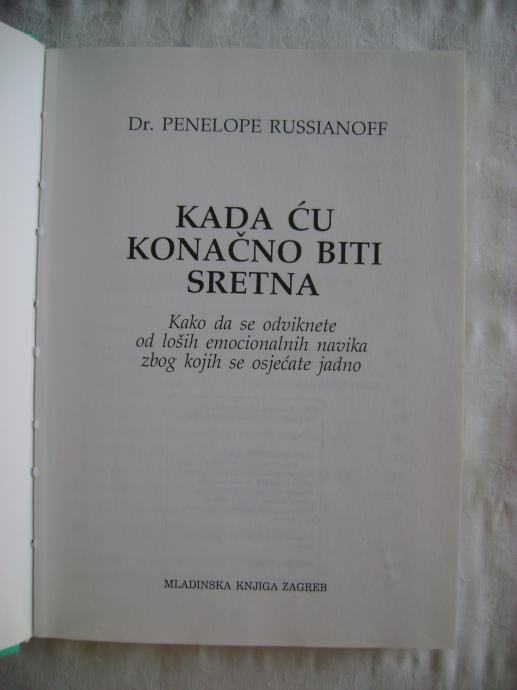Penelope Russianoff Kada ću konačno biti sretna 1992.