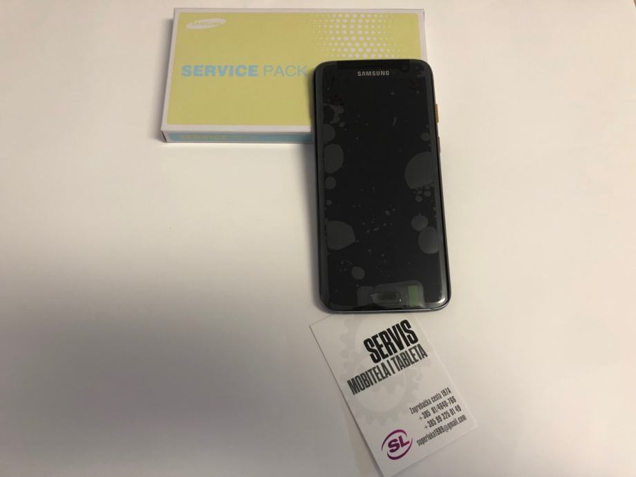 samsung galaxy s7 edge g935f lcd ekran touch screen (crni) ORIGINAL