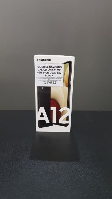 Samsung Galaxy A12 4GB/64GB Dual Sim Black