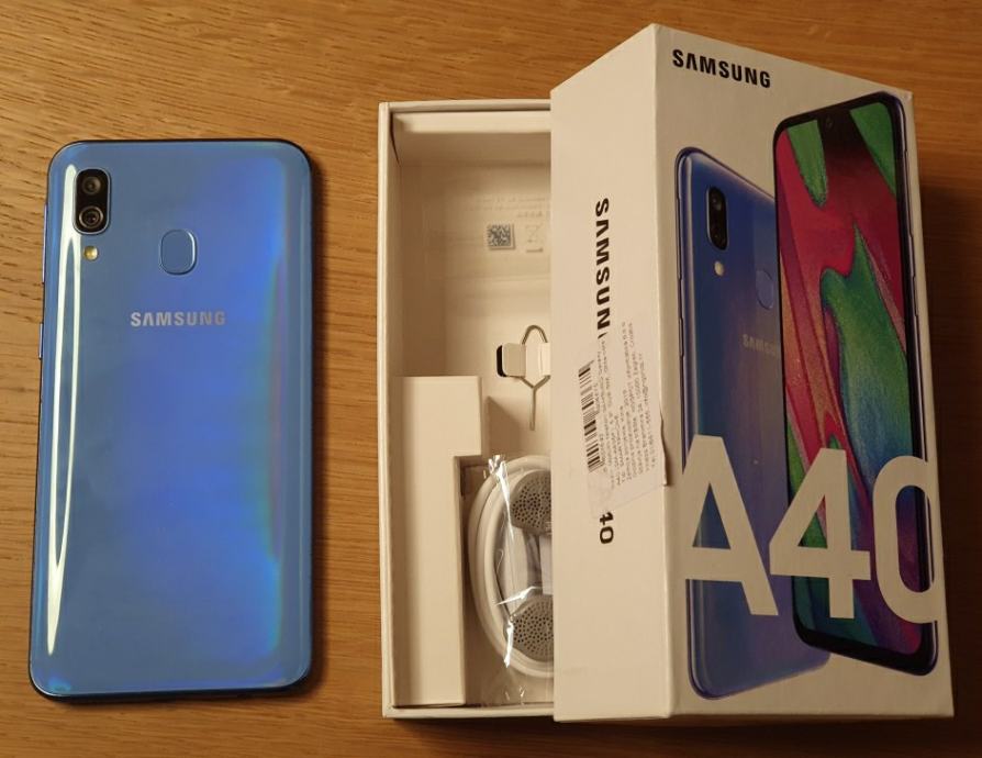Samsung Galaxy A40 dual SIM plave boje (Vž) - povoljno