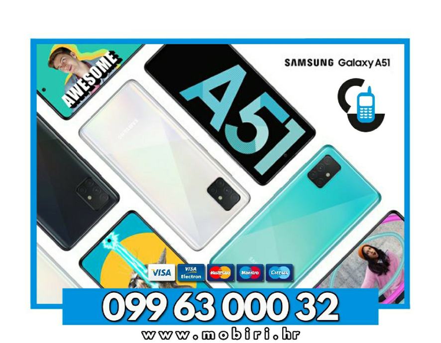 Samsung Galaxy A51 128GB AKCIJA☆Trgovina☆Račun☆Garancija☆ Dostupno☆