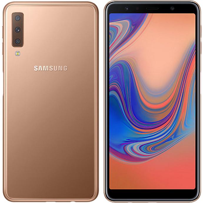 Samsung galaxy A7  2018. Gold   4/64gb 6" lcd 999kn...10/10 garancija