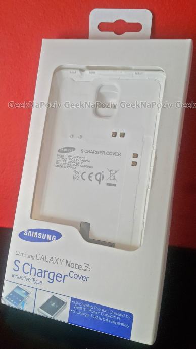 Samsung S Charger Cover - Wireless - Qi - Note 3 ORIGINAL