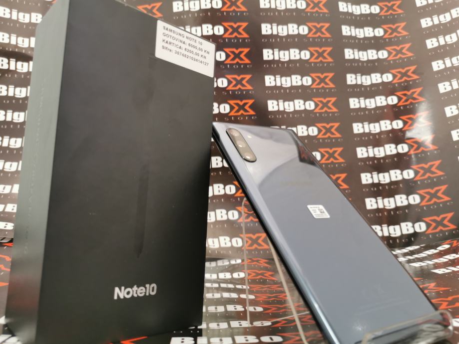 Samsung Note 10 “256 GB” AURA BLACK [Izložbeni] - Jamstvo 22 mjeseca