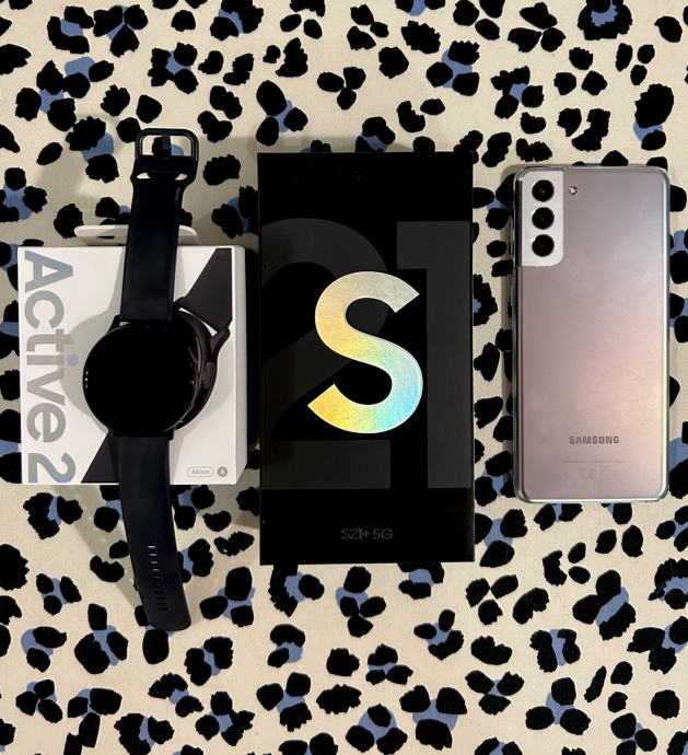 Samsung Galaxy S21+ i Samsung Active2 Smartwatch