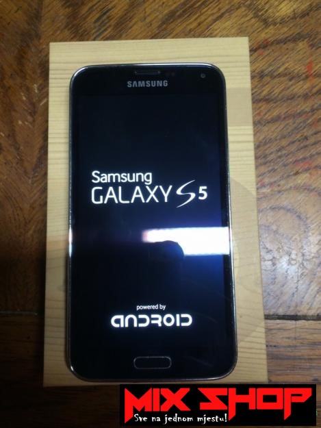 Samsung Galaxy S5  BLACK/CRNI  *KAO NOV*GARANCIJA*ZAMJENA DA*