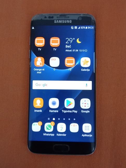 Samsung Galaxy S7 Edge crni