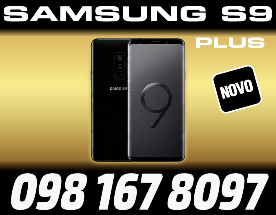 SAMSUNG GALAXY S9 PLUS 64GB,CRNE BOJE,VAKUMIRANO,POVOLJNO,R1 RACUN