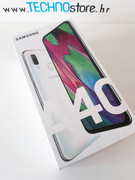 Samsung Galaxy A40 64GB (bijela boja, novo, zapakirano, dostava, R1)