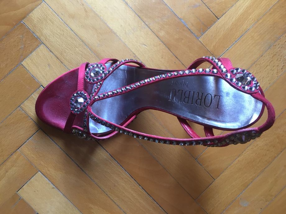 Loriblu crvene sandale bijoux 38 KAO NOVE!!!