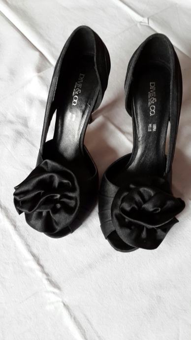 Ženske CRNE sandale/svečane cipele vel. 37