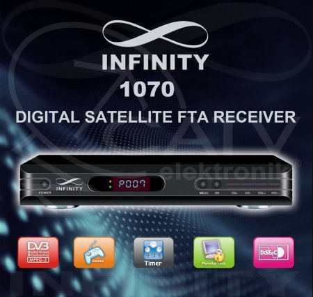 Infinity 1070 DVB-S2 - digitalni satelitski prijemnik / receiver