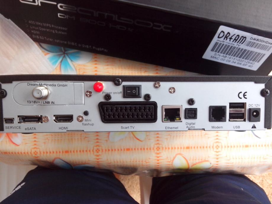 Dreambox 800se HD PVR Wifi (sim A8P)