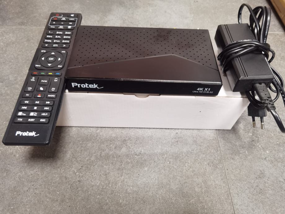 Protek X1 4K UHD 2160p H.265 HEVC E2 Linux, DualAntenna WiFi