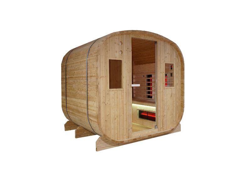Vanjska kombinirana sauna - infra + finska - 2000x1750x1970