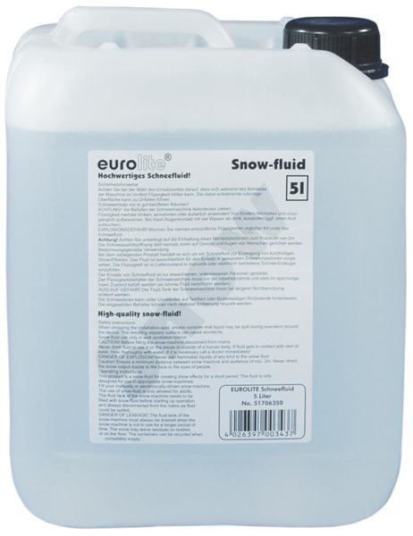 EUROLITE S-2 visokokvalitetna tekućina za snijeg, 5 litara, bez mirisa