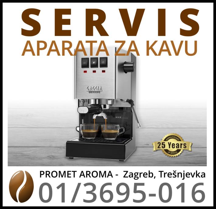 Servis aparata za kavu // PROMET AROMA Zagreb (Trešnjevka)