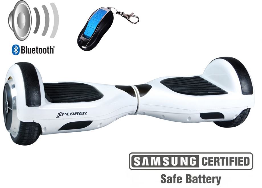 Hoverboard Xplorer City Bijeli 6"v2 -Bluetooth,novo u trgovini,gar 2 g