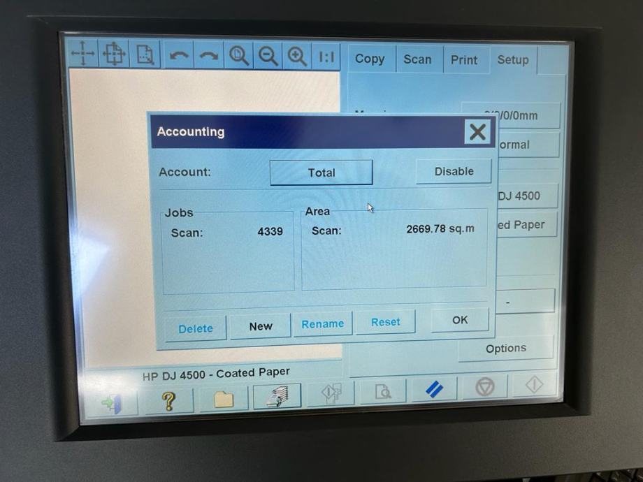 HP Designjet 4500 Scanner