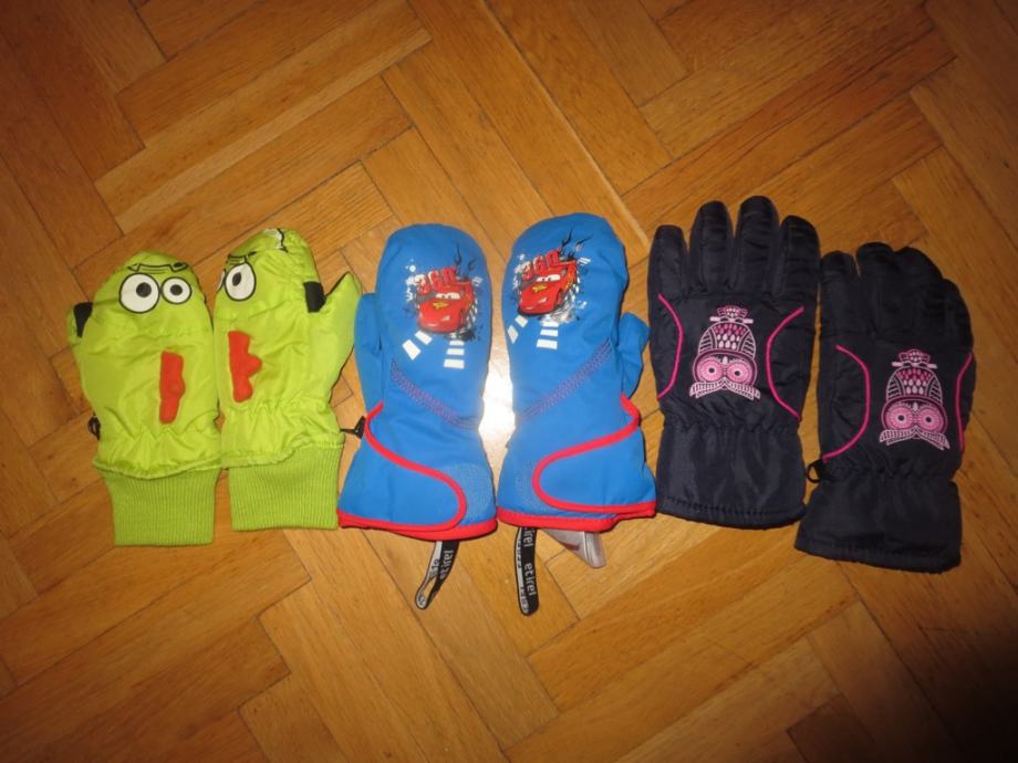 Dječje skijaške rukavice broj 1 i 3, Split
