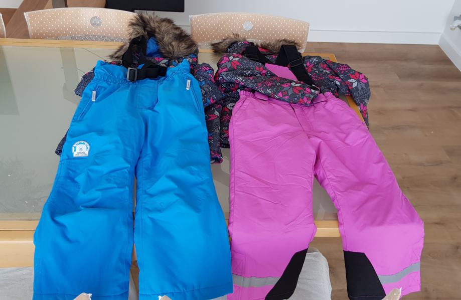 Ski odijelo McKinley za curice 6 godina 2 komada plavo i rozo