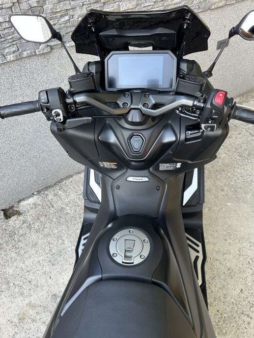 Supporto Per Manubrio Yamaha T-Max 560 2022-2024 - Barra In Acetale Per GPS O Smartphone, Diametro 22mm, Nero