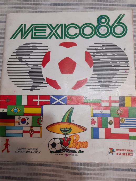 Enorme lot images panini Mexico 86 de récupération