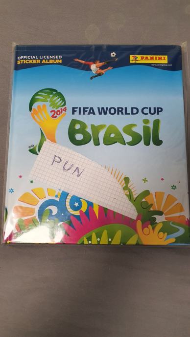 Brasil "tvrdi uvez" 2014 World Cup Panini prazan album - NOVO! Brazil