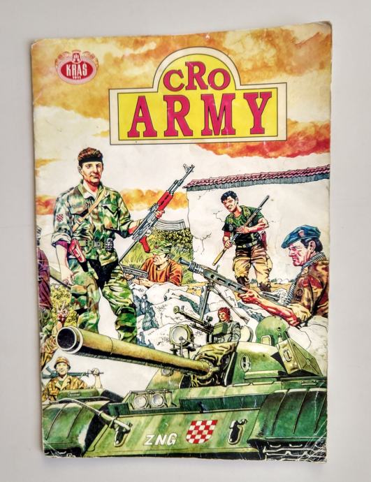 CRO ARMY album sa sličicama popunjen