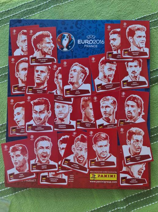 Album Panini Euro 2016 Coca Cola Complet ! Les 24 Stickers Différents à Collectionner