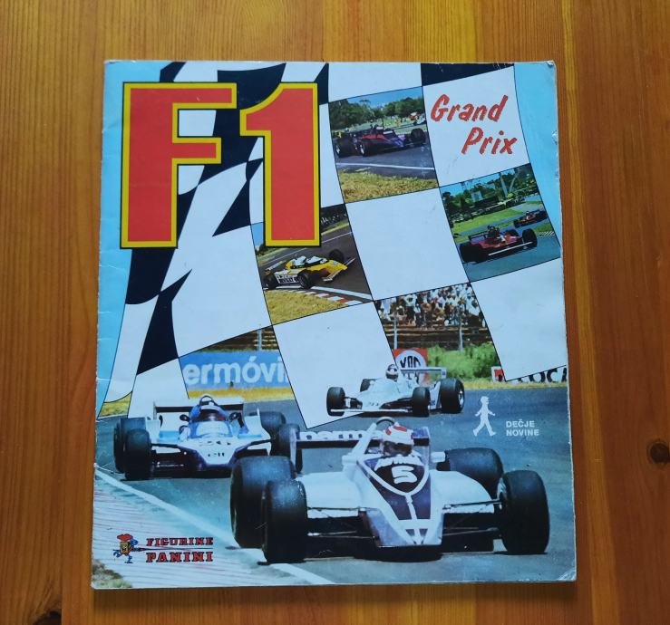 F1 Grand Prix 1980.  - album sa sličicama – popunjen 100% Panini