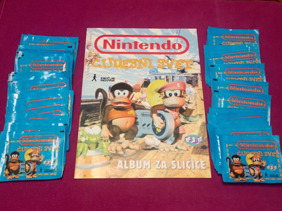 Nintendo - Čudesni svet - Dečje novine - Album + 45 paketića