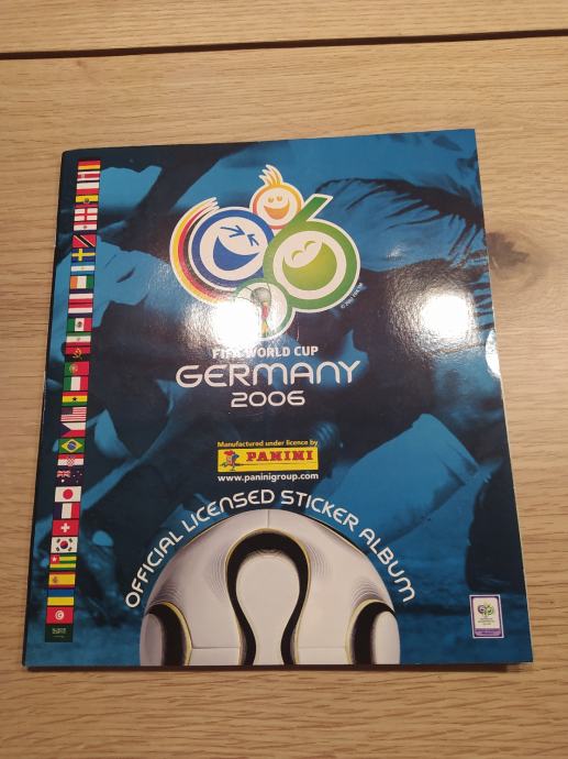 Panini album svijetsko prvenstvo Njemačka 2006