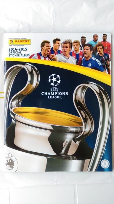 Panini album UEFA Champ.League, +6sličica ..nekorišten