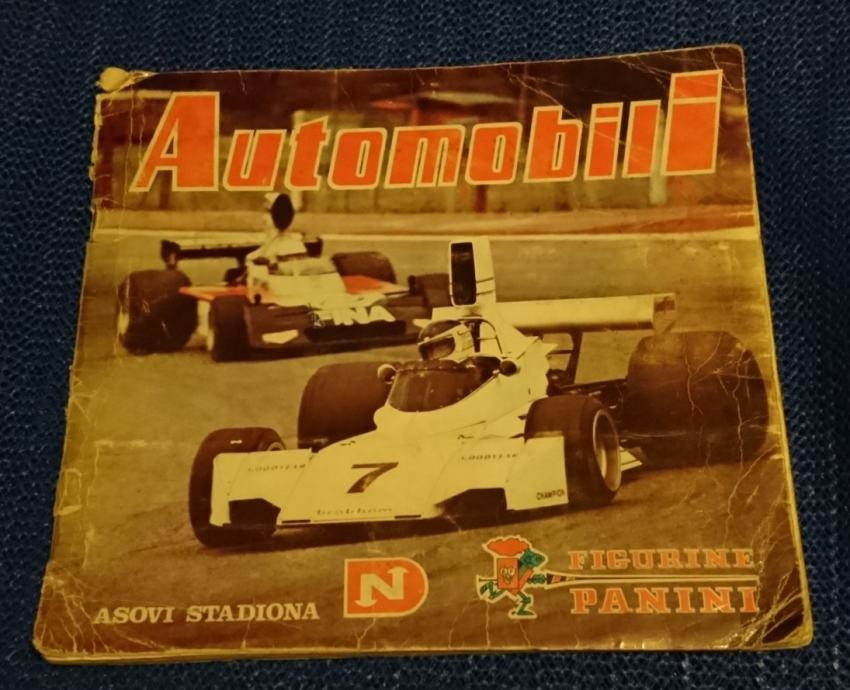 Panini Automobili album Asovi stadiona